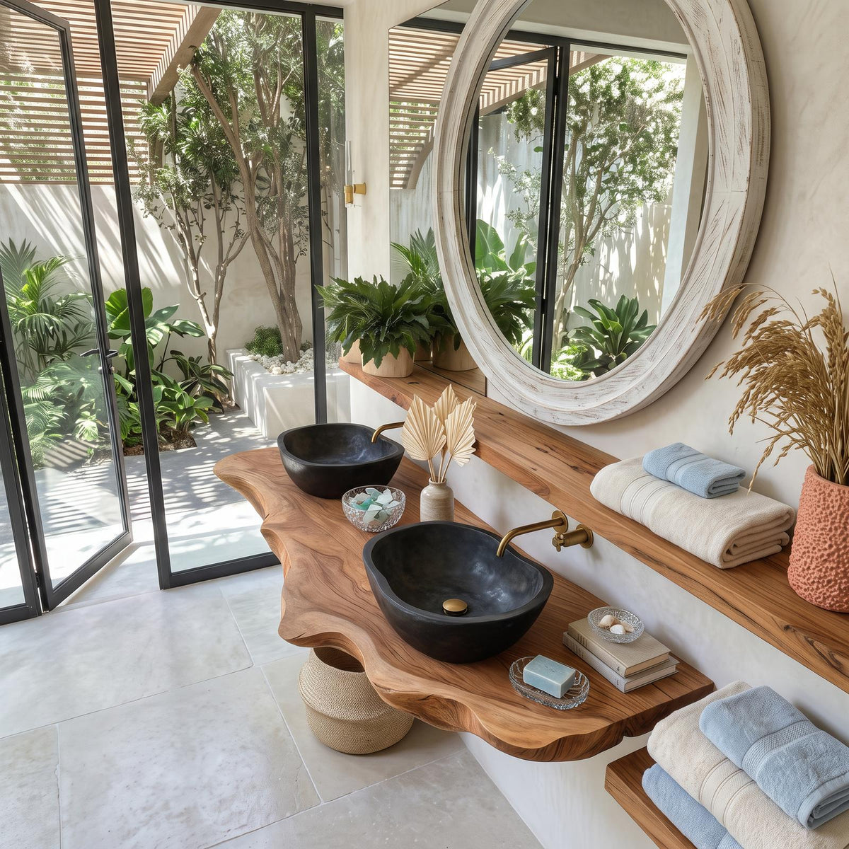 Wooden Vessel Sink Handcrafted For Bathroom Renovation
