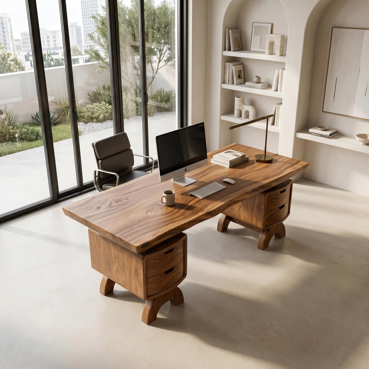 Contemporary Executive Desk Bedroom Office
