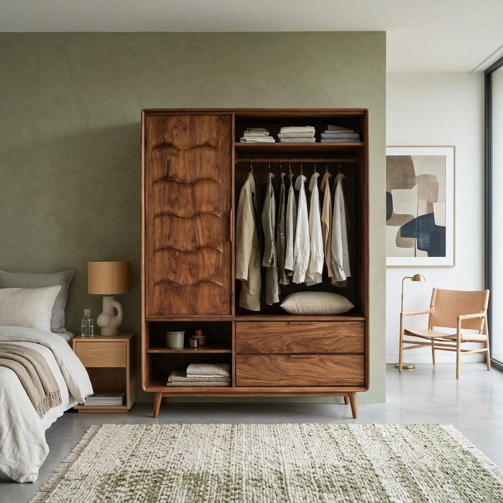 Modern Wardrobe With Drawers For Bedroom