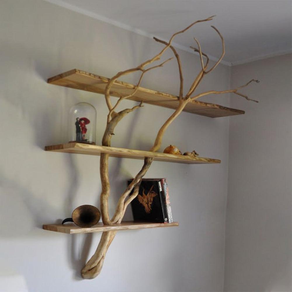 Floating Shelves Tree Branch Shelf Bookcase Art