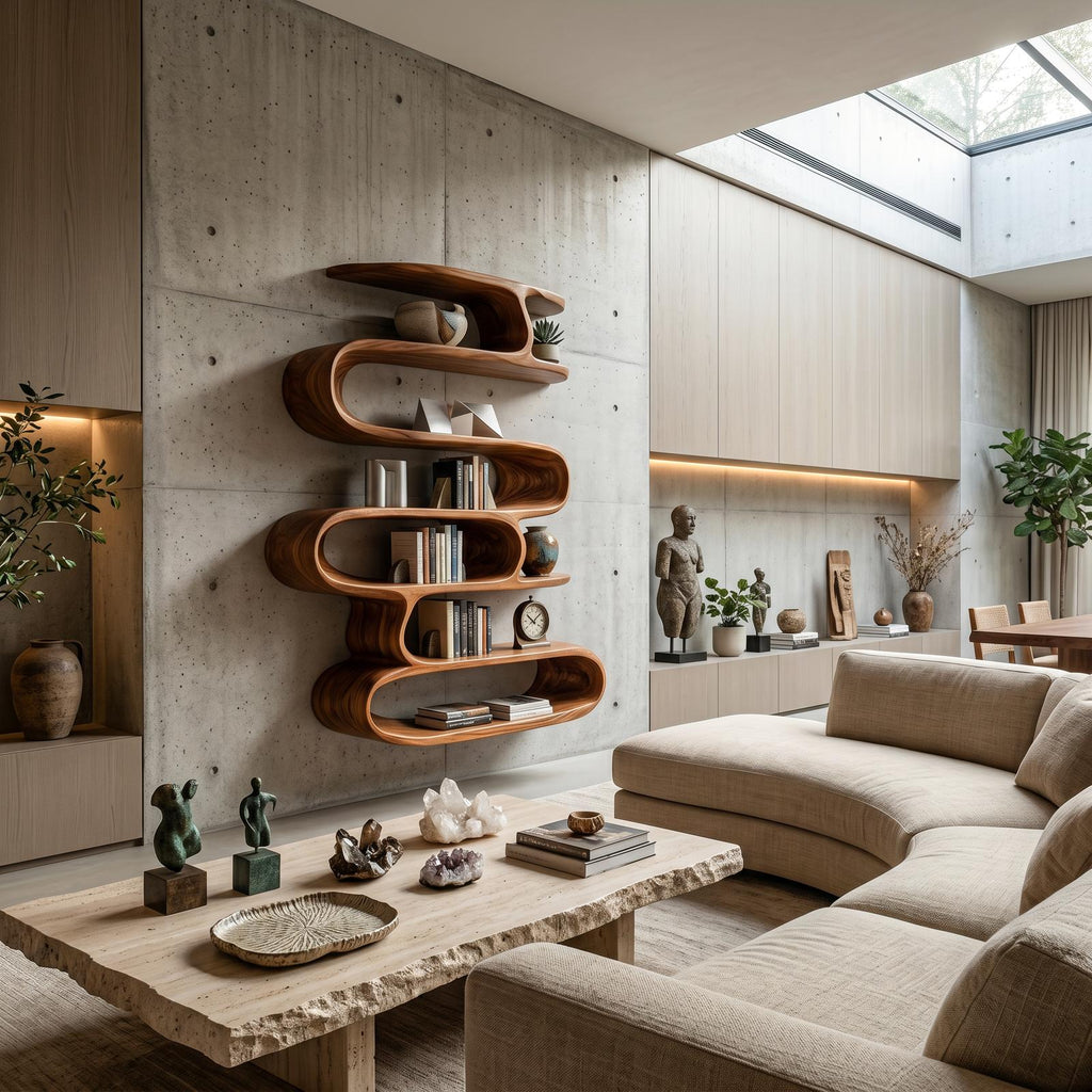 Elegant Wall-Mounted Shelf For Modern Home Decor