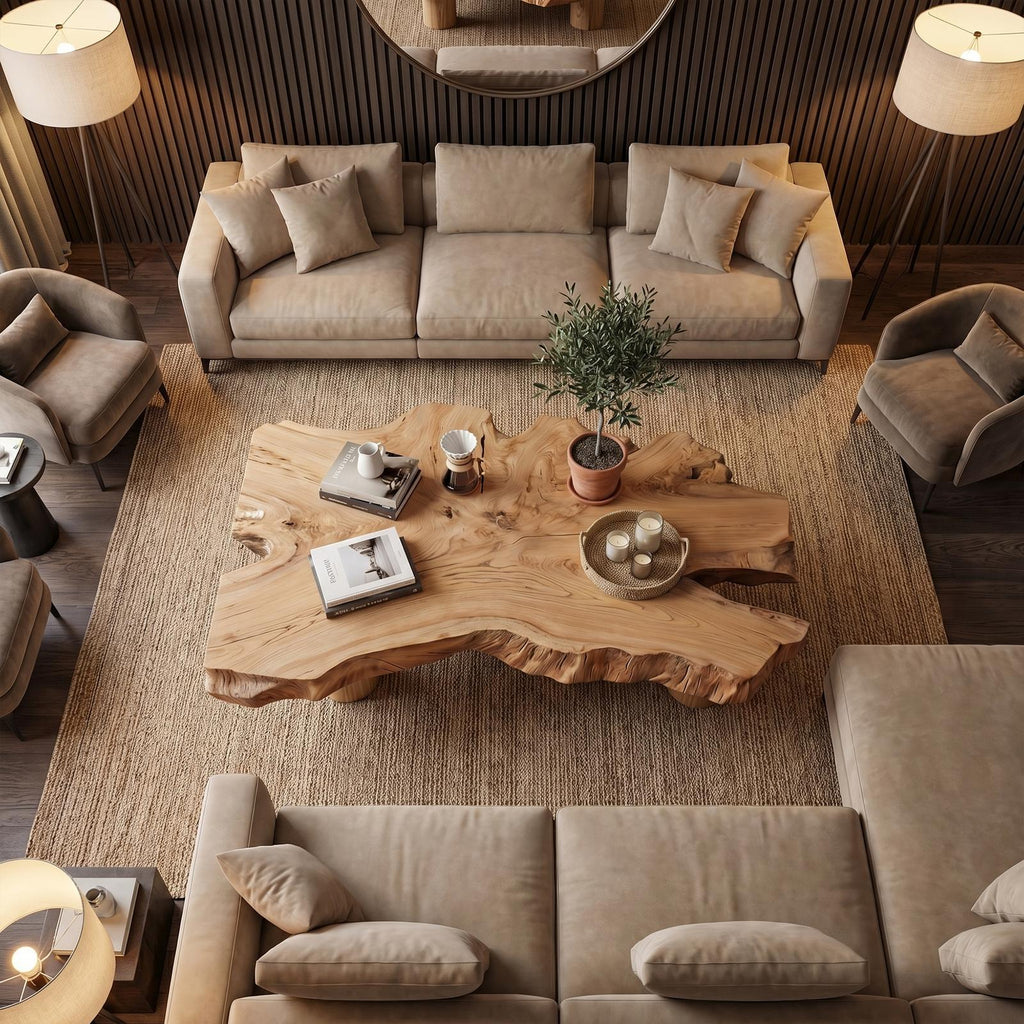 Rustic Coffee Table Living Room Or Reading Room SINLKICF135