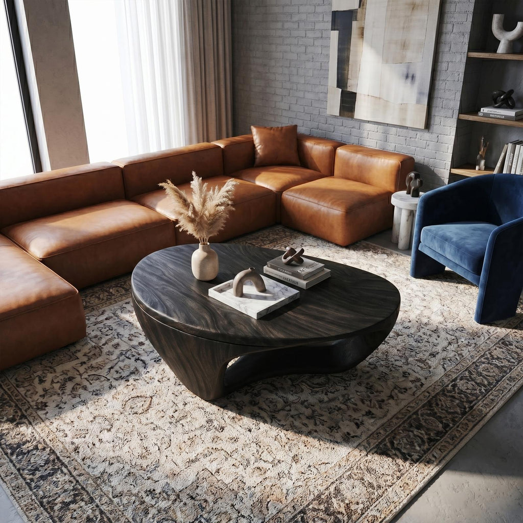 Contemporary Sculptural Coffee Table For Living Room And Lounge