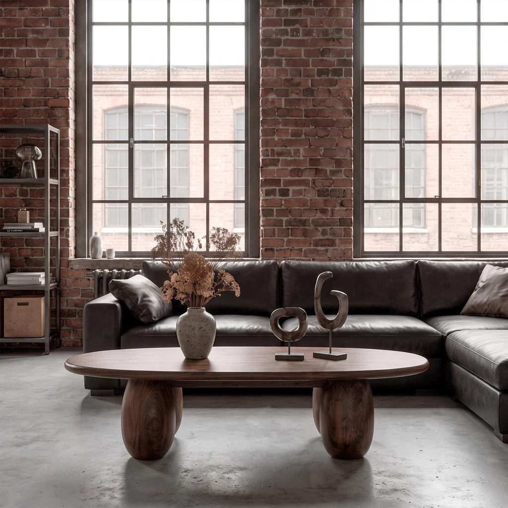 Organic Coffee Table With Sculptural Rounded Legs For Living Room And Lounge SINLKICF420