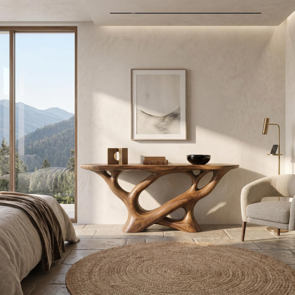 Modern Infinity Console Table Luxury Residence