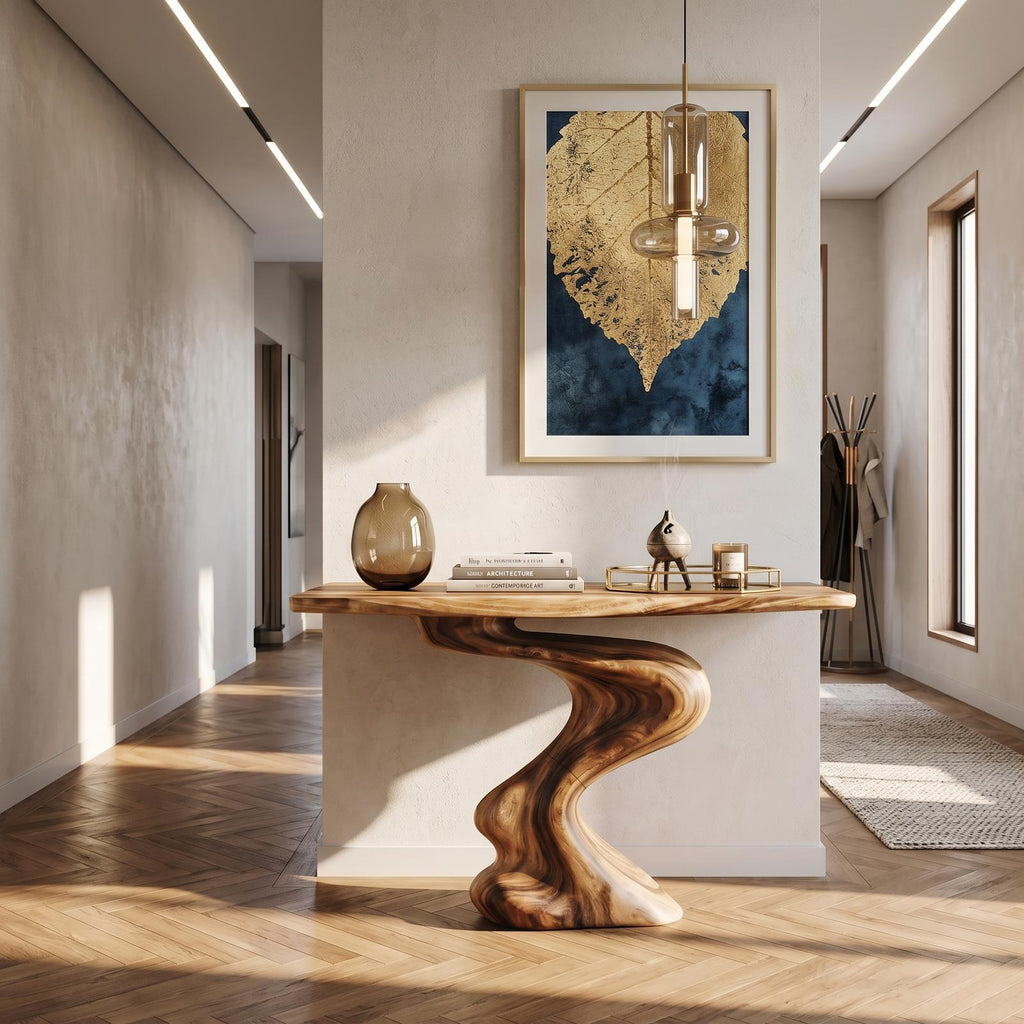 Handcrafted Modern Console Table Furniture Decor