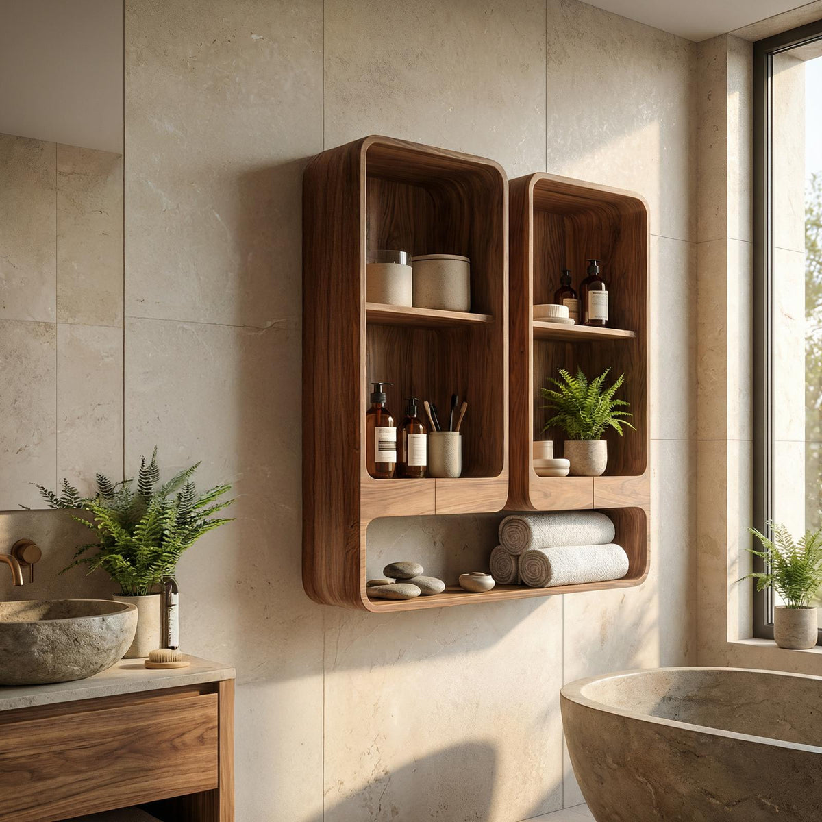 Sculptural Bathroom Cabinet Unique Design For Bathroom