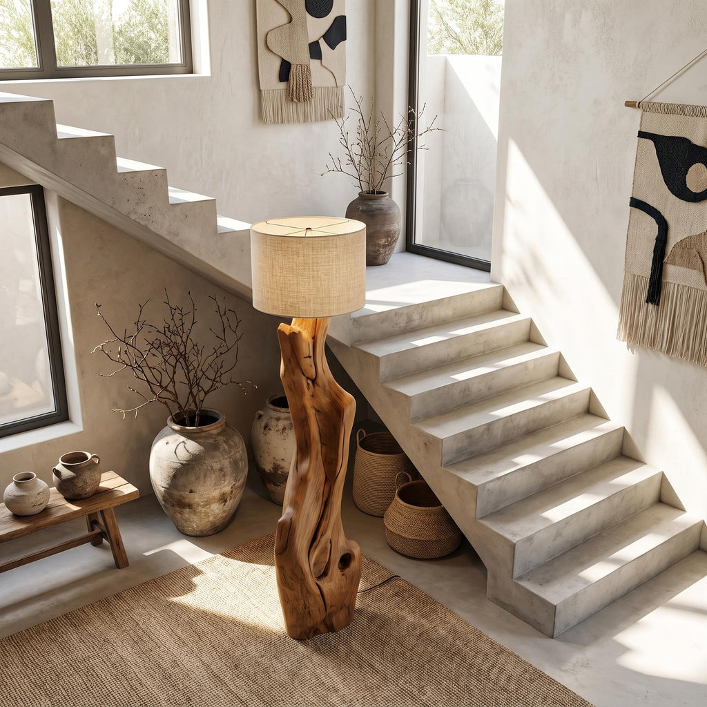 Sculptural Tree Floor Lamp For Living Room And Corner
