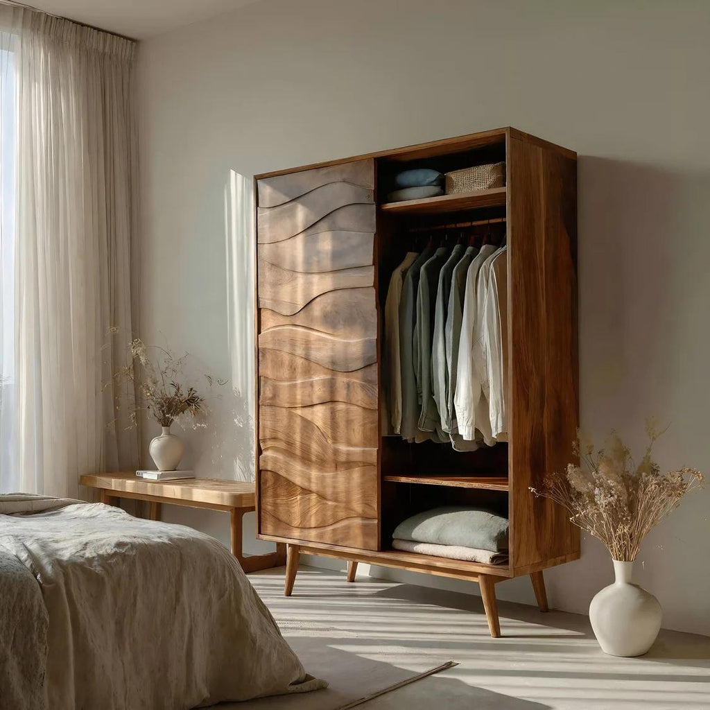 Artistic Sculptural Wardrobe For Bedroom Decor Interior