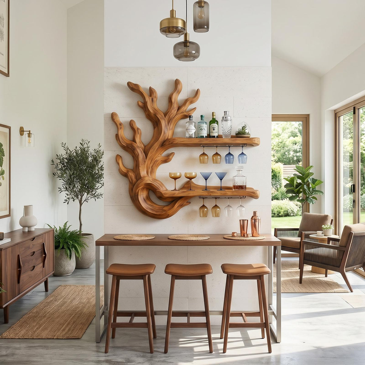 Modern Wine Bottle Storage For Dining Room