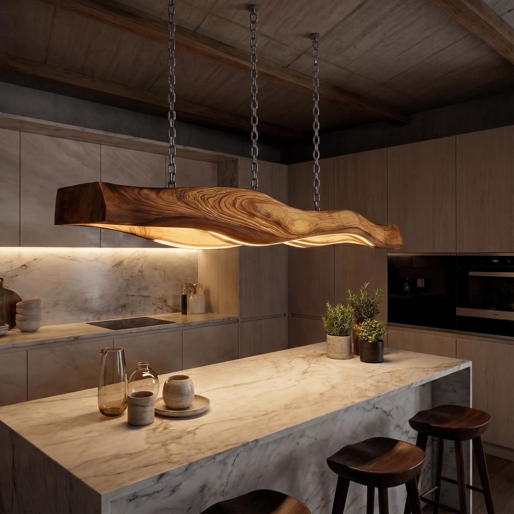 Rustic Table Lamp Bar Counter Cafe Interior Cozy Corner Space