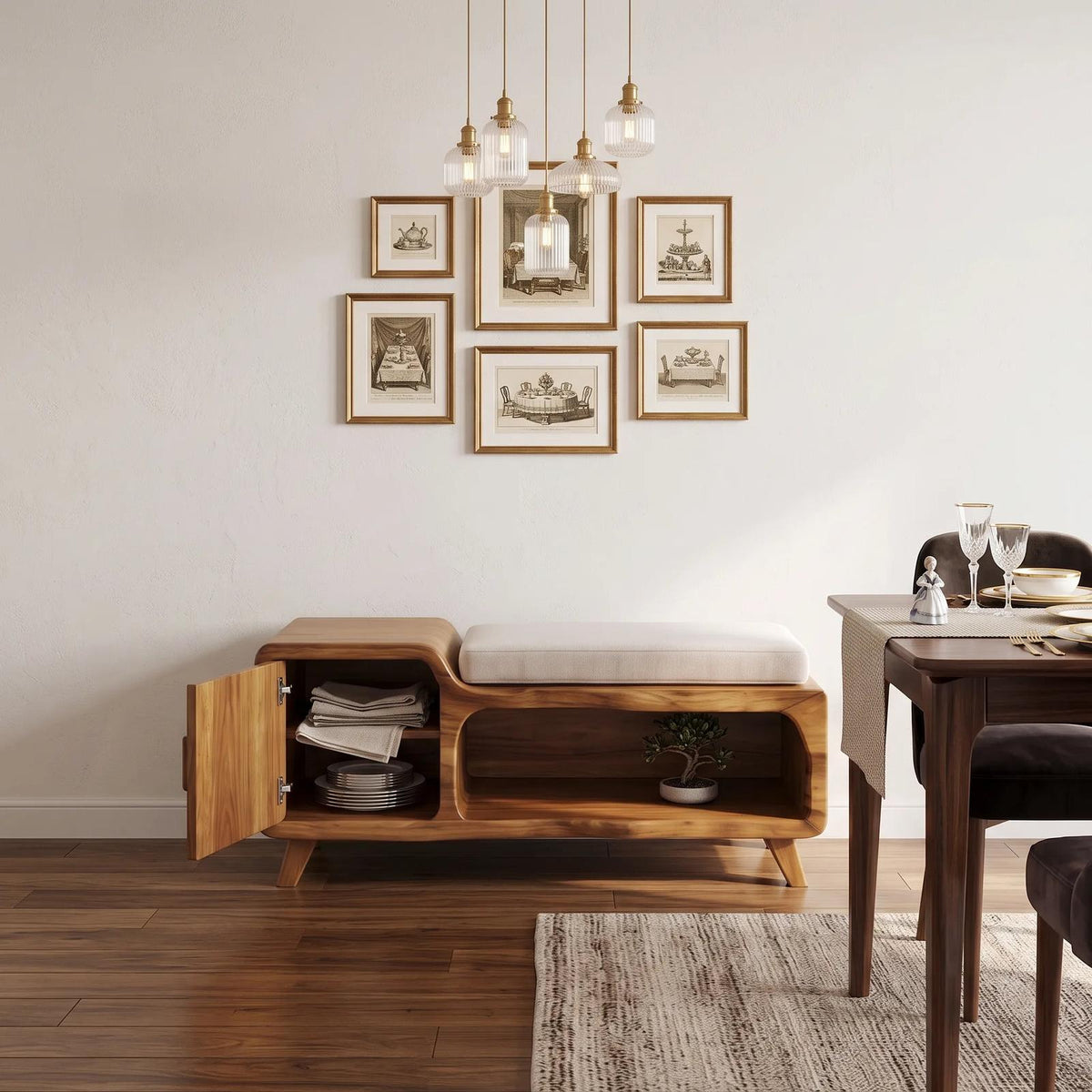 Farmhouse Entryway Bench Cushion For Modern Living Room