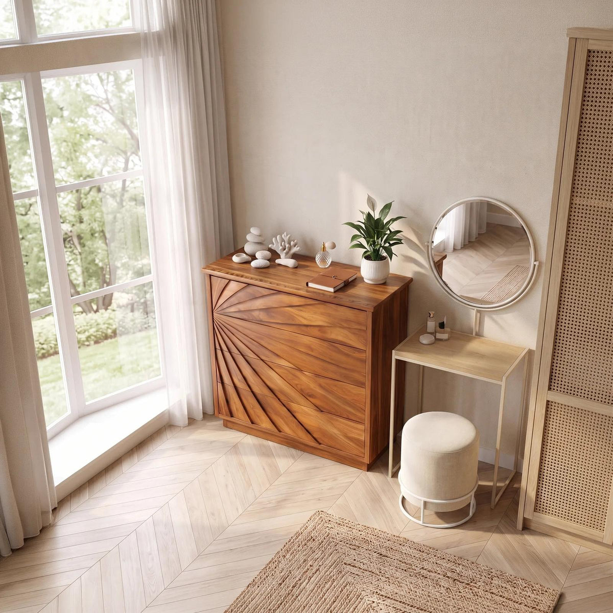 Organic Wave Nursery Dresser For Calm Baby Room SILDTTNDR014