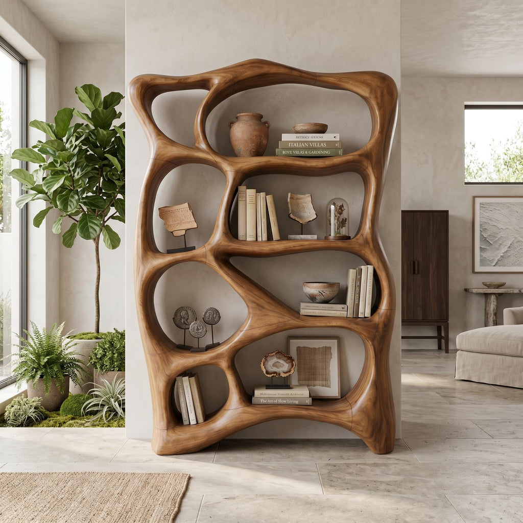 Contemporary Reading Bookshelf For Cozy Bedroom Interior SILDTTNBS040