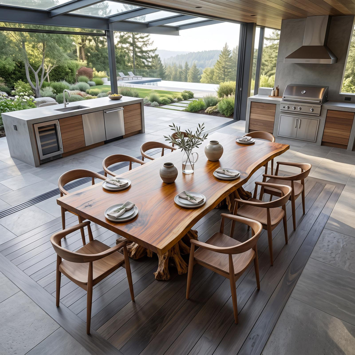 Rustic Dining Table For Dining Room Or Family Space