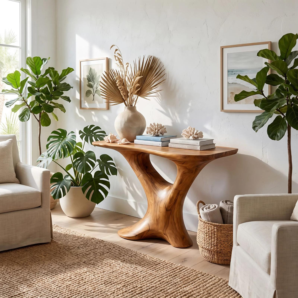 Farmhouse Foyer Table Entryway Decor