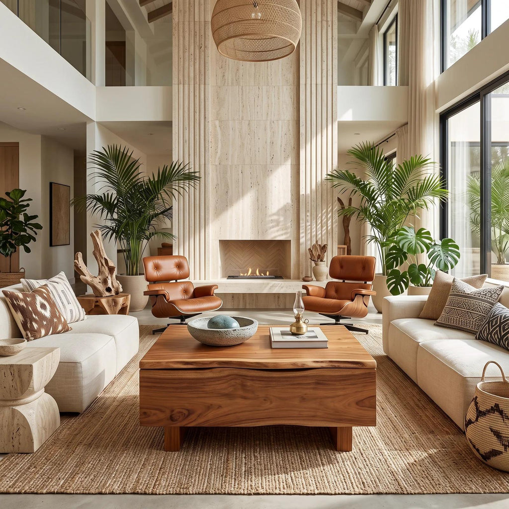 Organic Modern Lift Top Coffee Table Reading Lounge