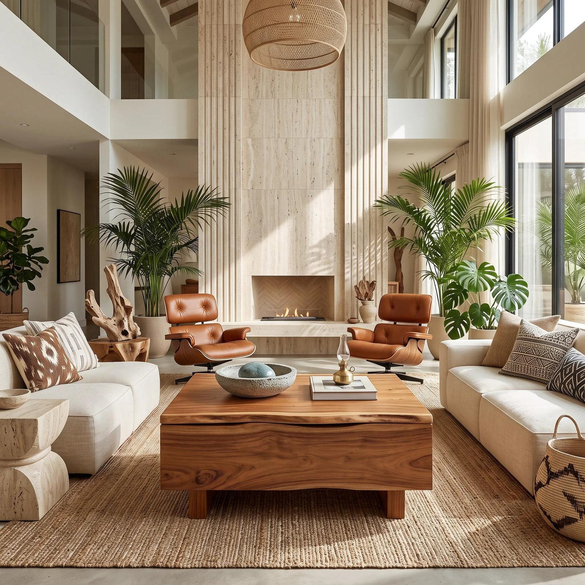 Organic Modern Lift Top Coffee Table Reading Lounge