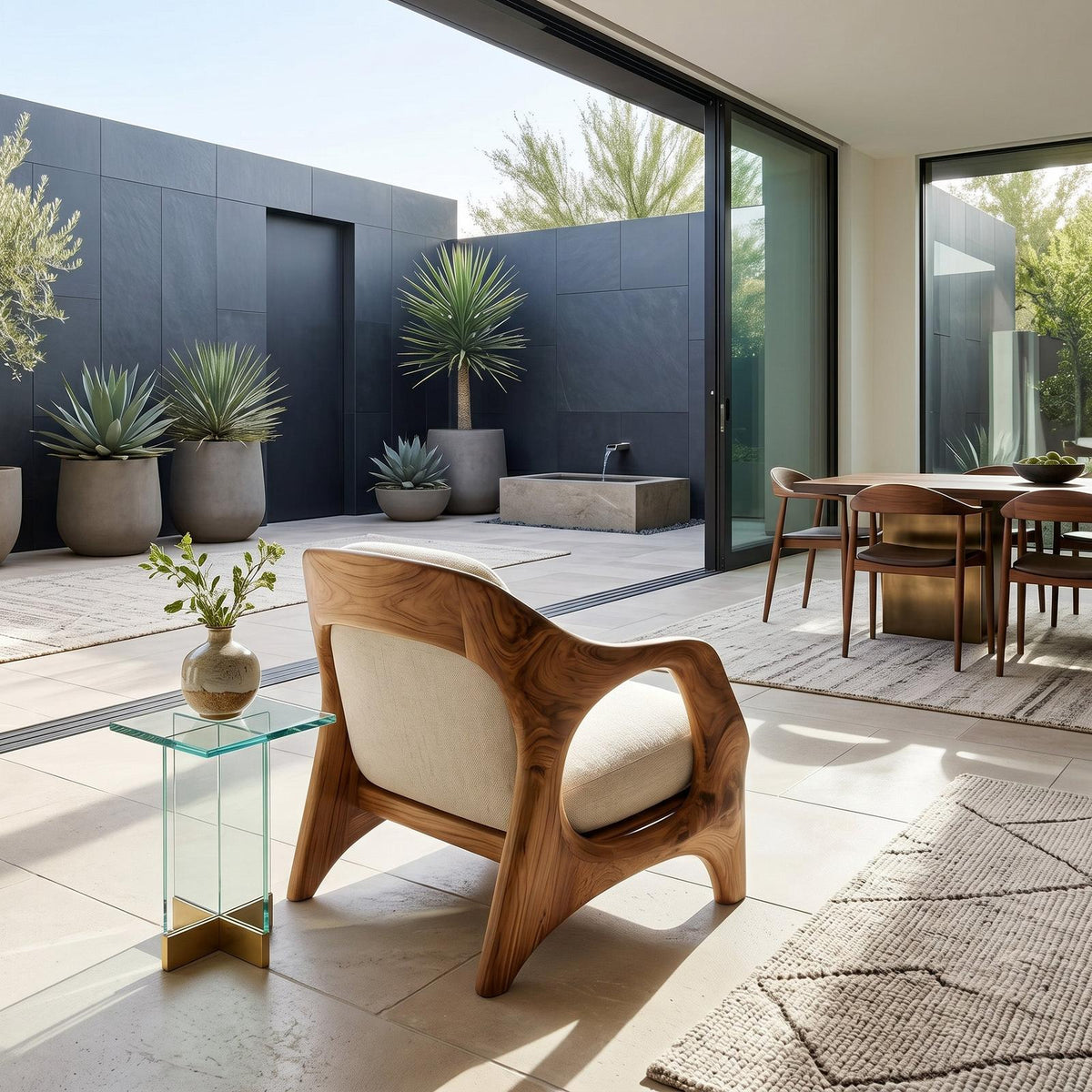 Modern Handcrafted Armchair For Living Room