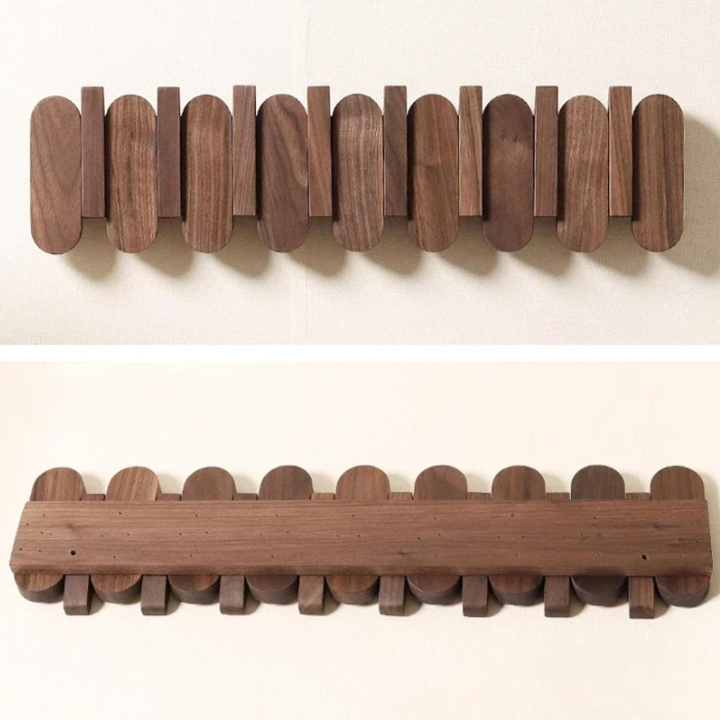 Solid Wood Piano Coat Rack
