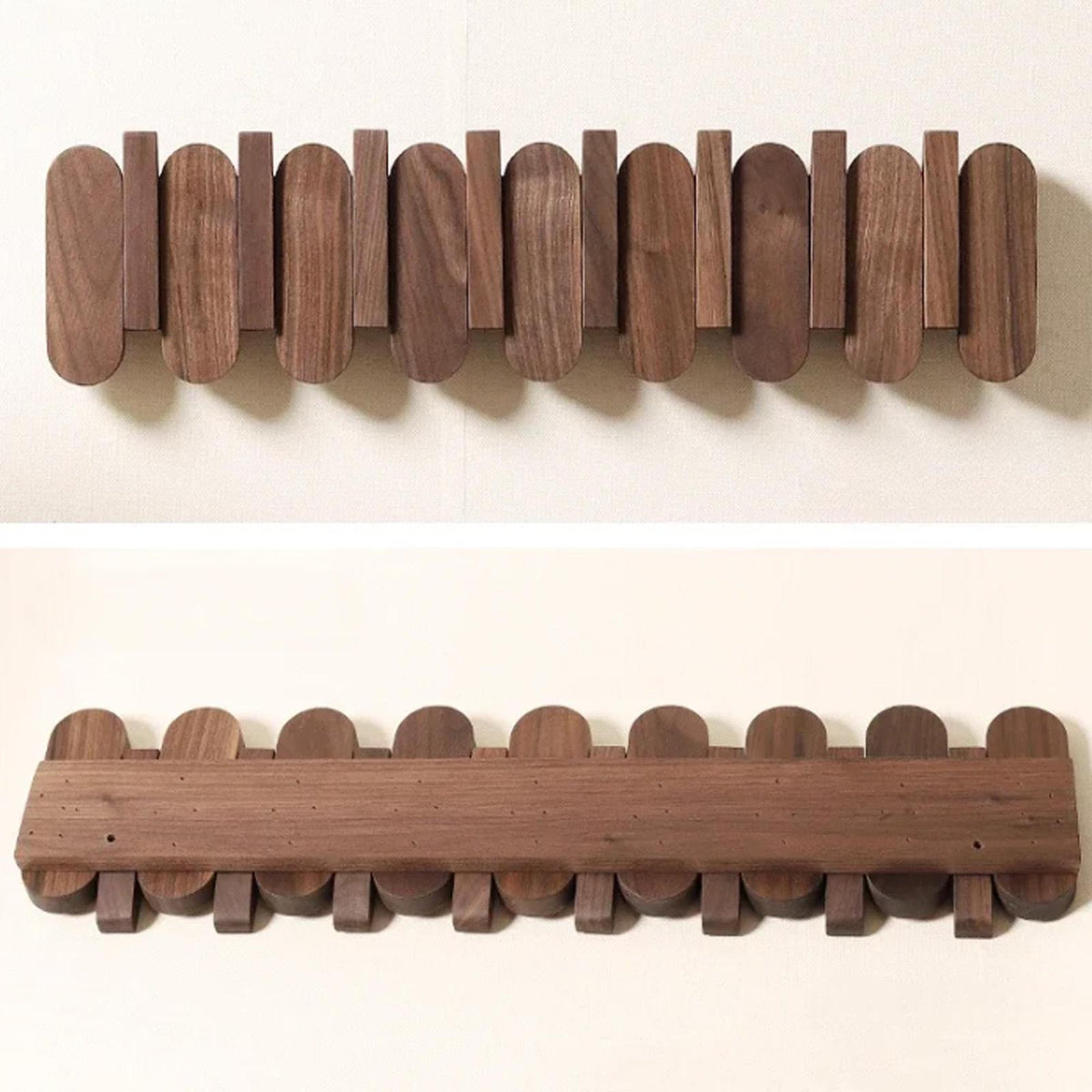 Solid Wood Piano Coat Rack