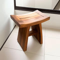 Natural Wood Shower Bench Shower Stool