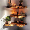 Floating Shelf Mid Century Bookcase