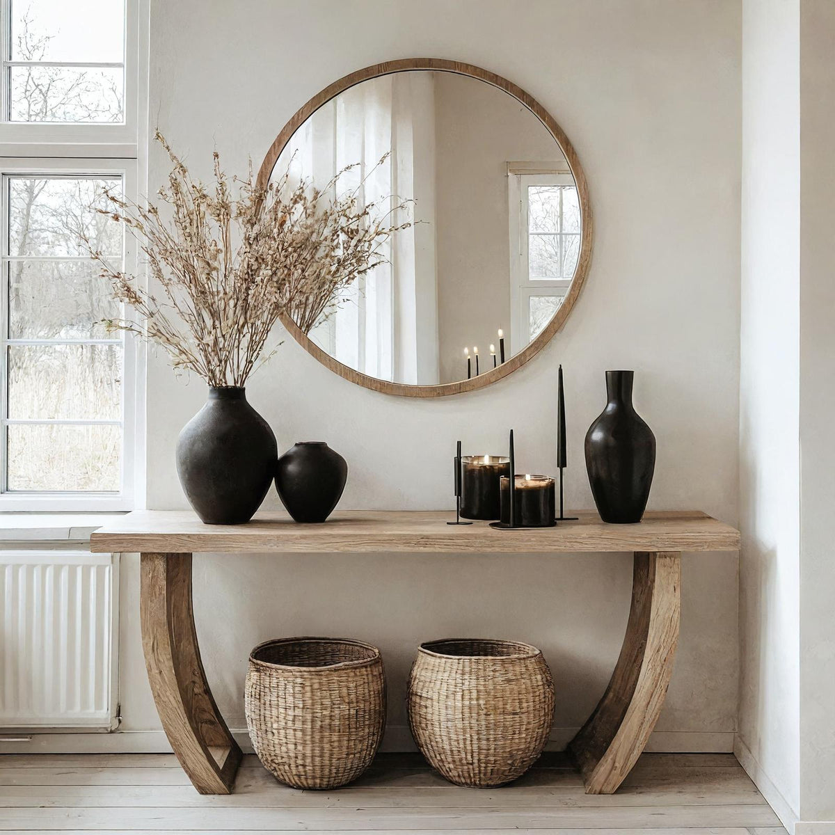 Woodworking Console Entryway Table Decor SILDTCS067