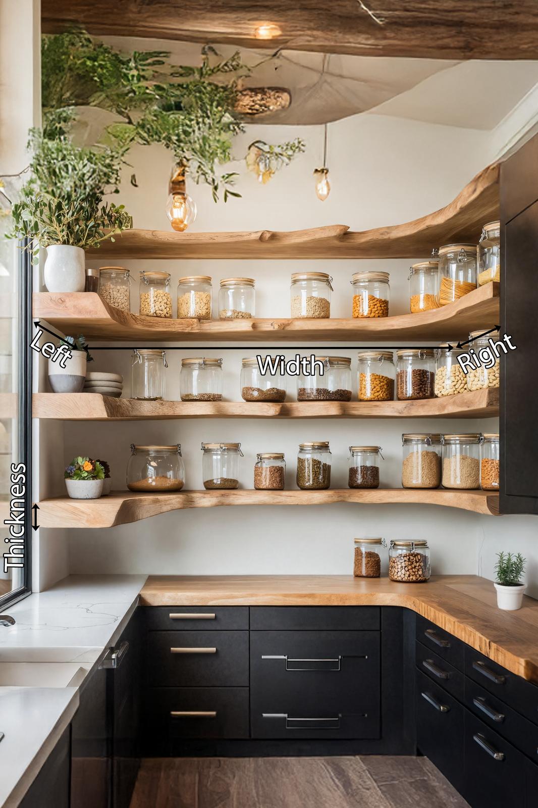 Handcrafted Mid Century Spice Rack For Kitchen Furniture