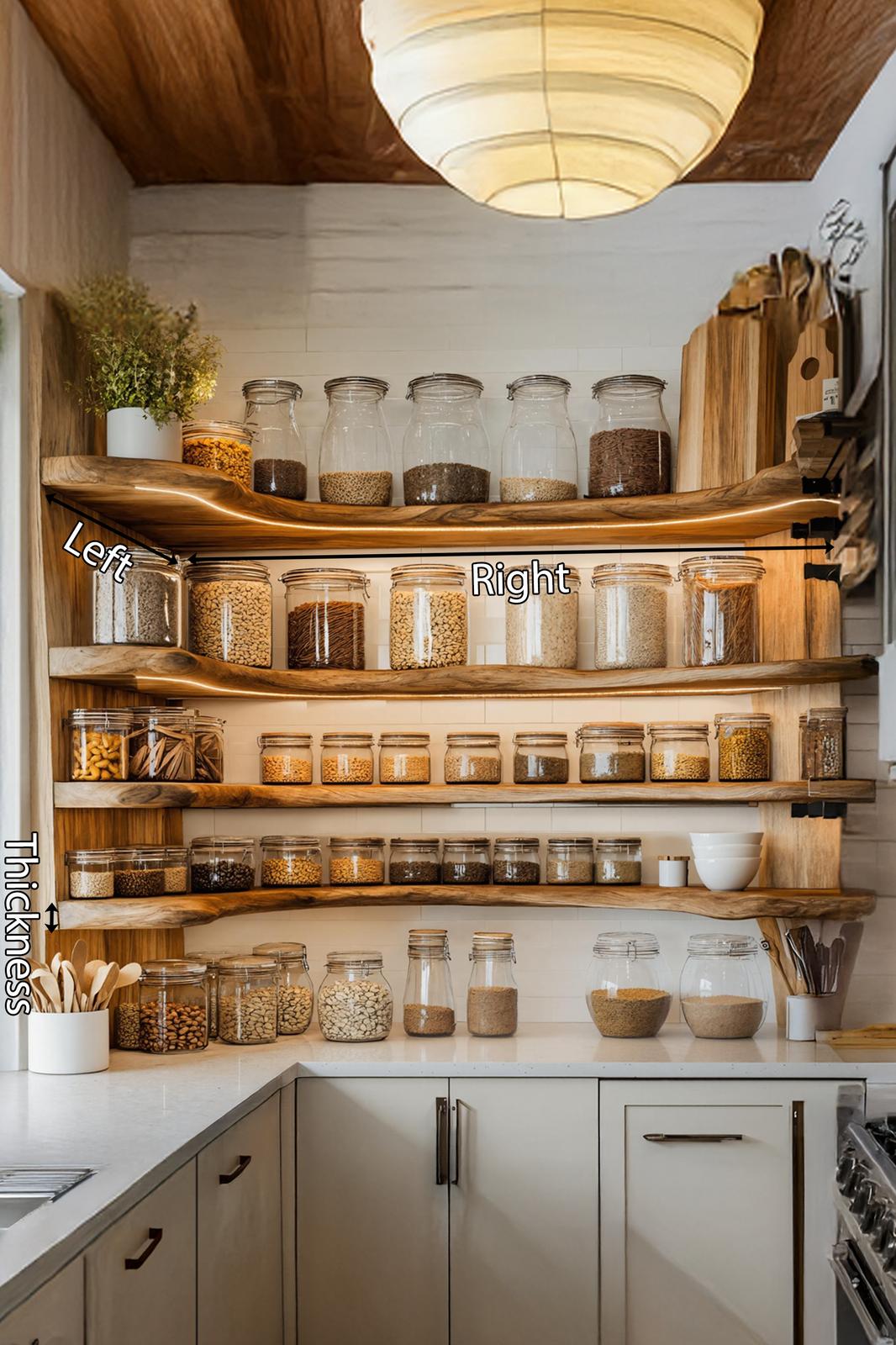 Rustic Kitchen Cabinet Spice Organizer For Furniture Decor