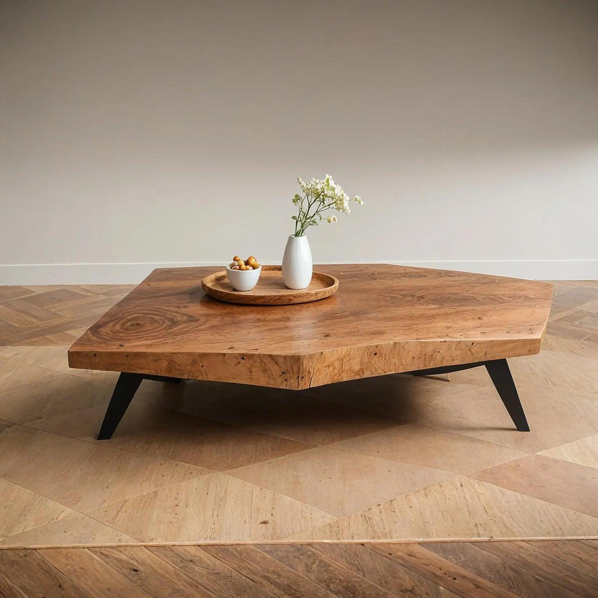 Contemporary Geometric Coffee Table For Modern Living Room