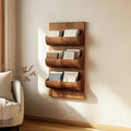 Sculptural Wall Mounted Mail Organizer Entryway Interior Vertical Storage
