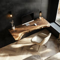 Rustic Wall Mounted Desk For Home Office And Small Room