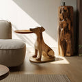 Modern Minimal Dog Side Table For Living Room And Small Space