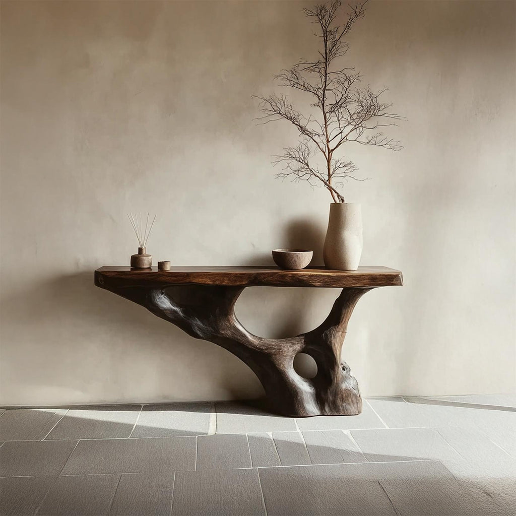 Rustic Console Table Living Room Or Entryway