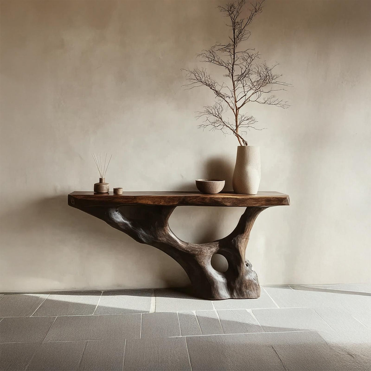 Rustic Console Table Living Room Or Entryway