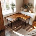 Rustic Minimal Corner Work Desk Work Room And Reading Room