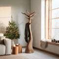 Rustic Tree Coat Stand Christmas Holiday Natural Room Display