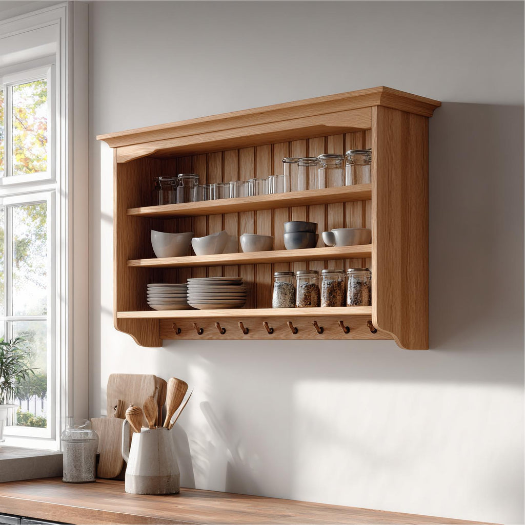Rustic Wall Storage Cabinet For Kitchen Or Dining Room