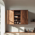 Mid Century Wall Display Cabinet For Kitchen Or Dining Room