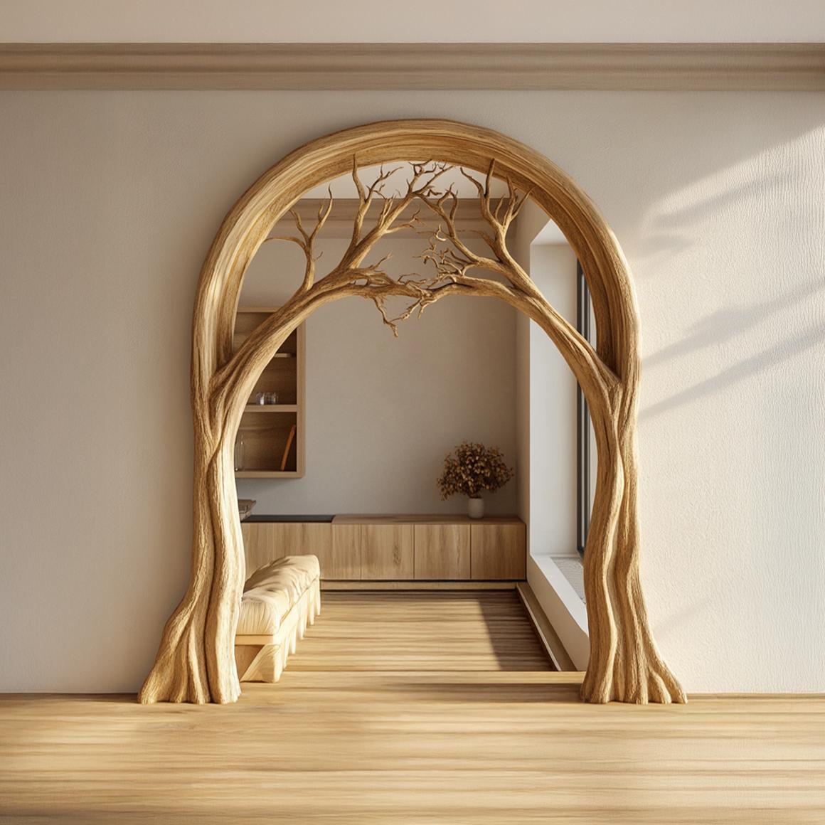 Organic Sculptural Archway For Interior Space Or Entryway