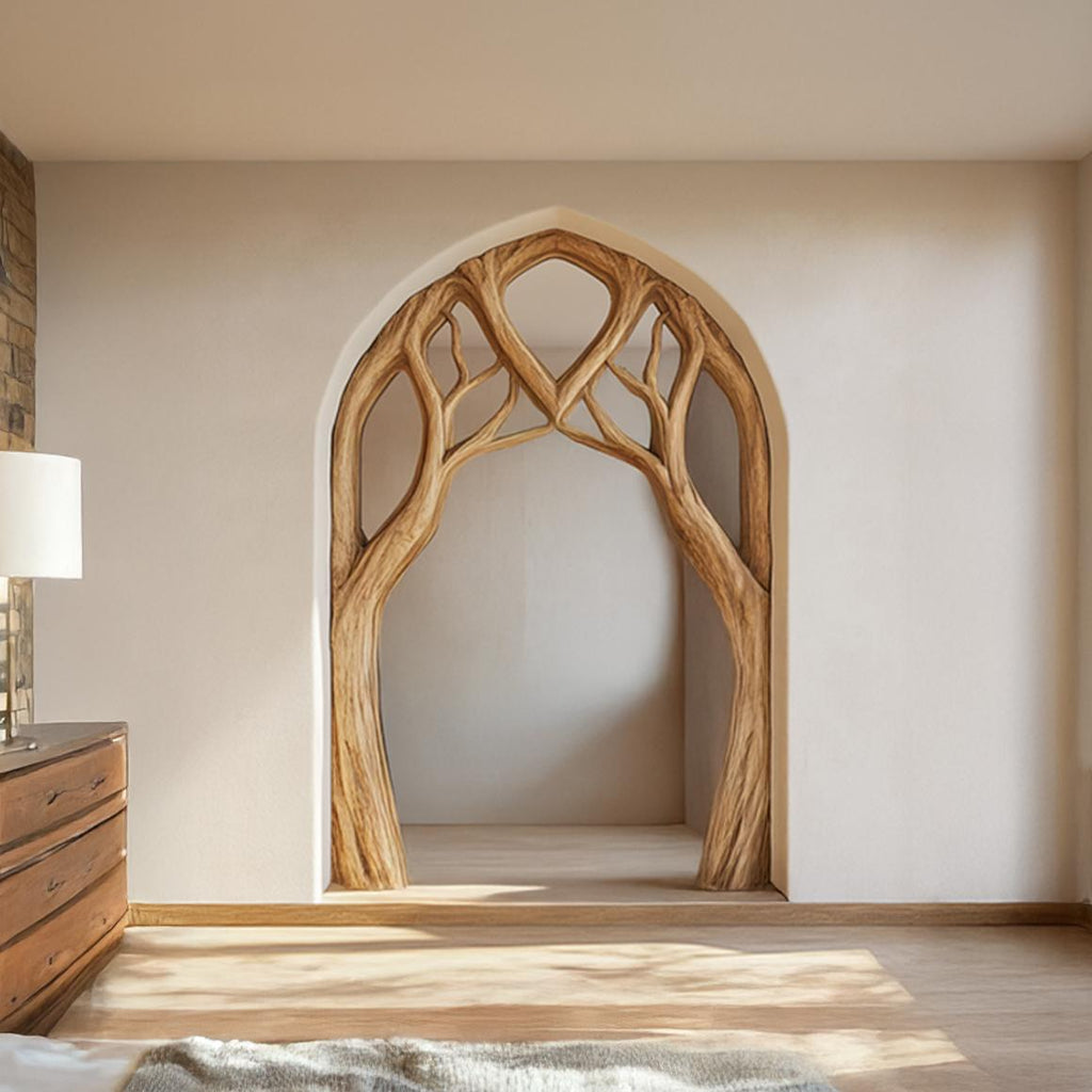Organic Sculptural Doorway Arch For Living Space And Interior Area