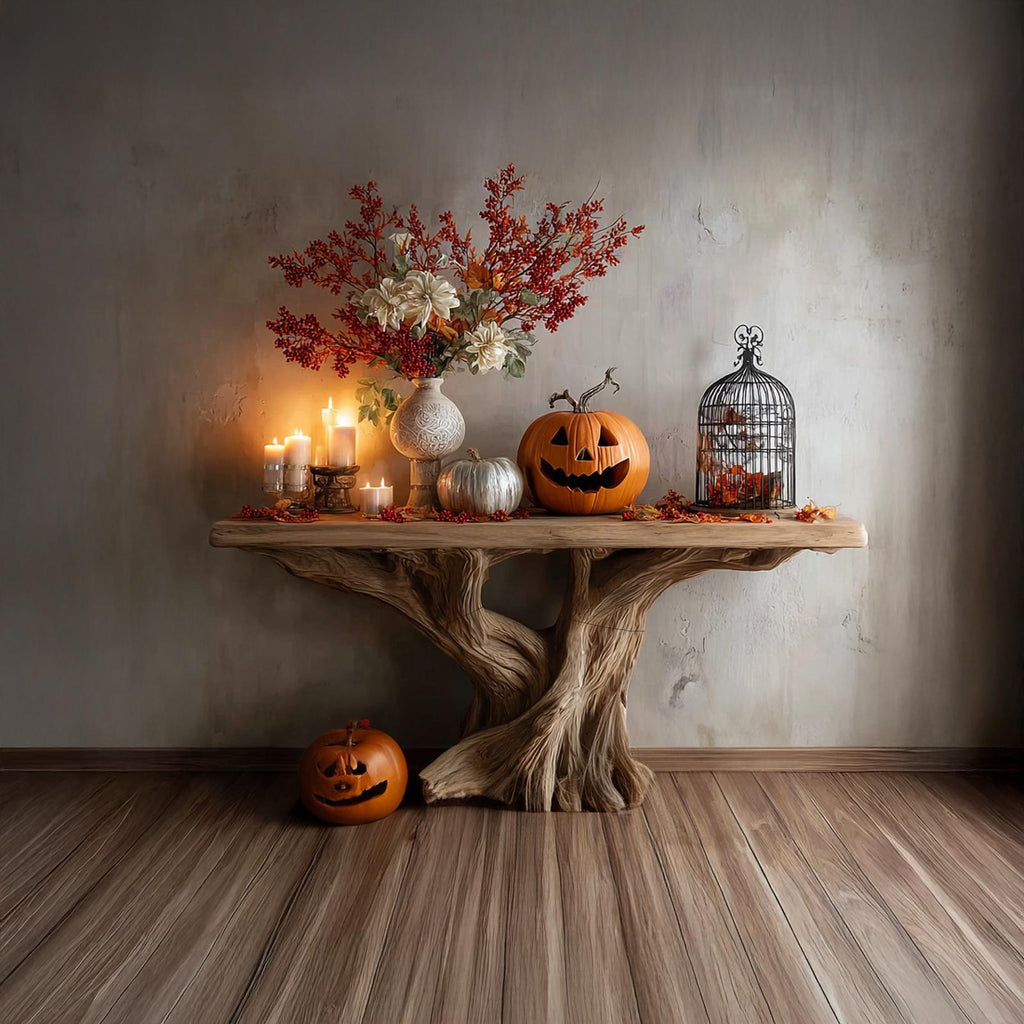 Rustic Natural Console Entryway Decor SINLSACS142