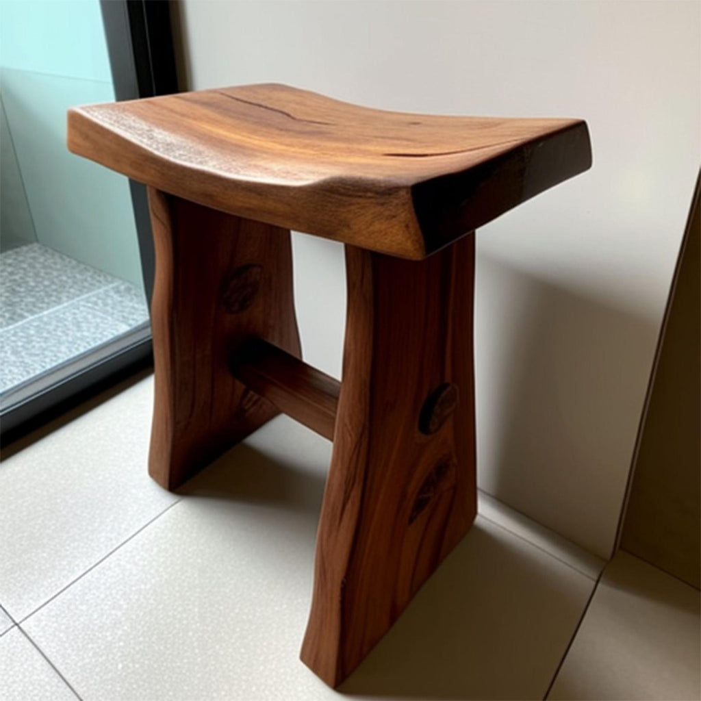 Shower Bench Solid Wood Shower Stool