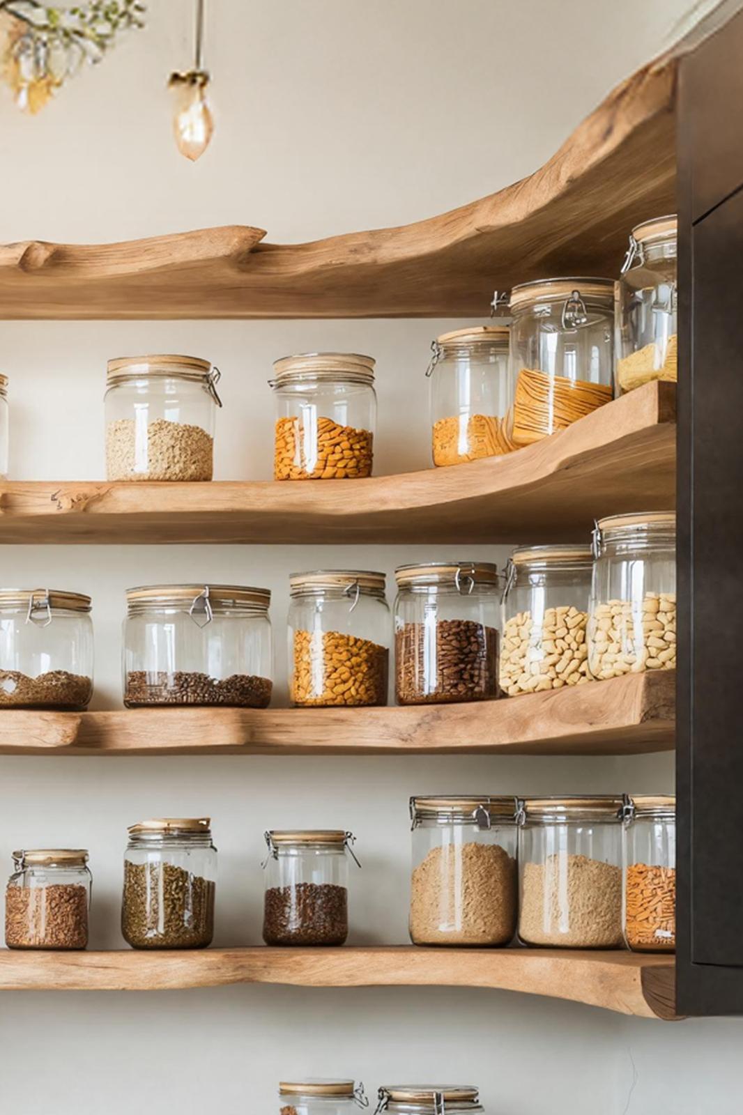 Handcrafted Mid Century Spice Rack For Kitchen Furniture