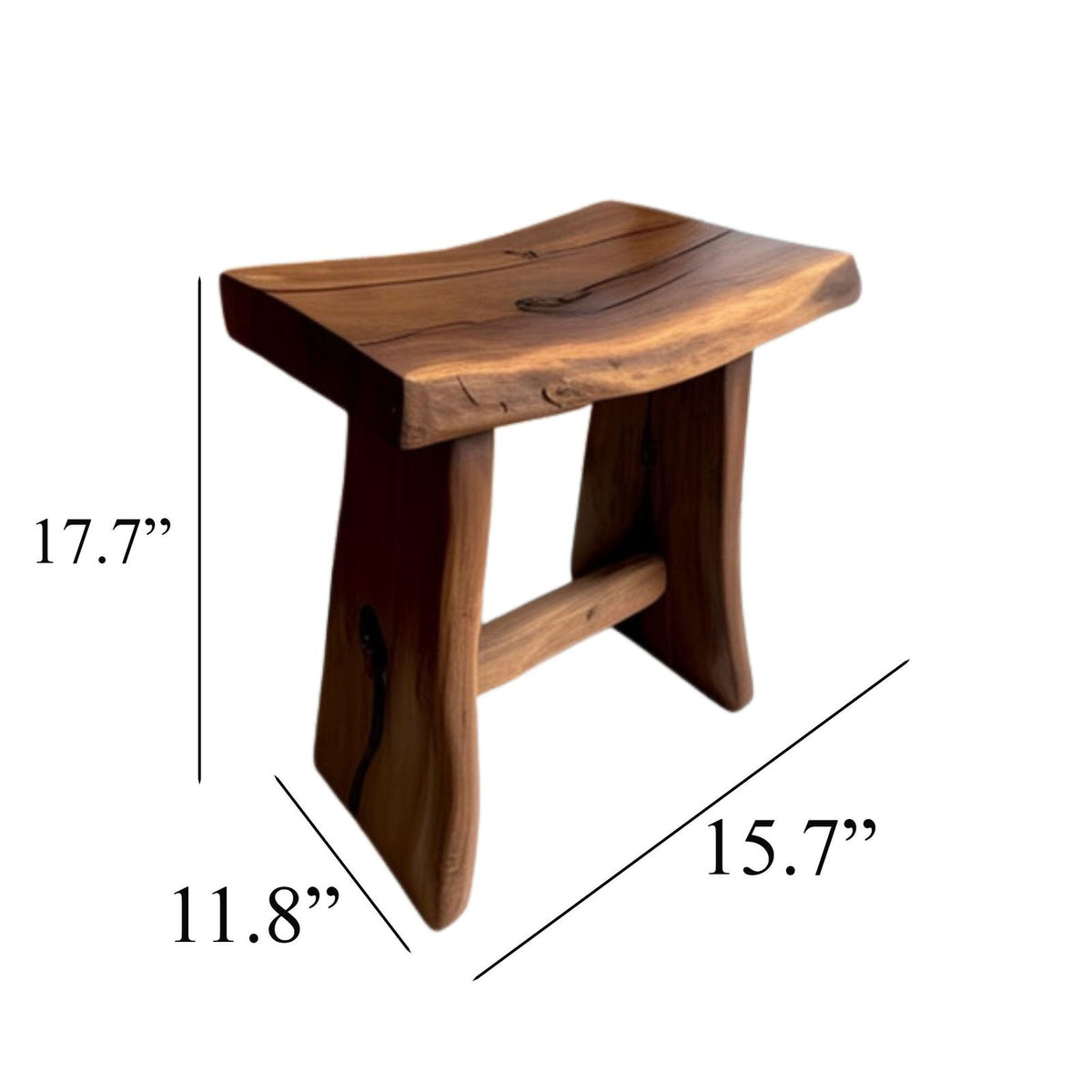 Shower Bench Solid Wood Shower Stool
