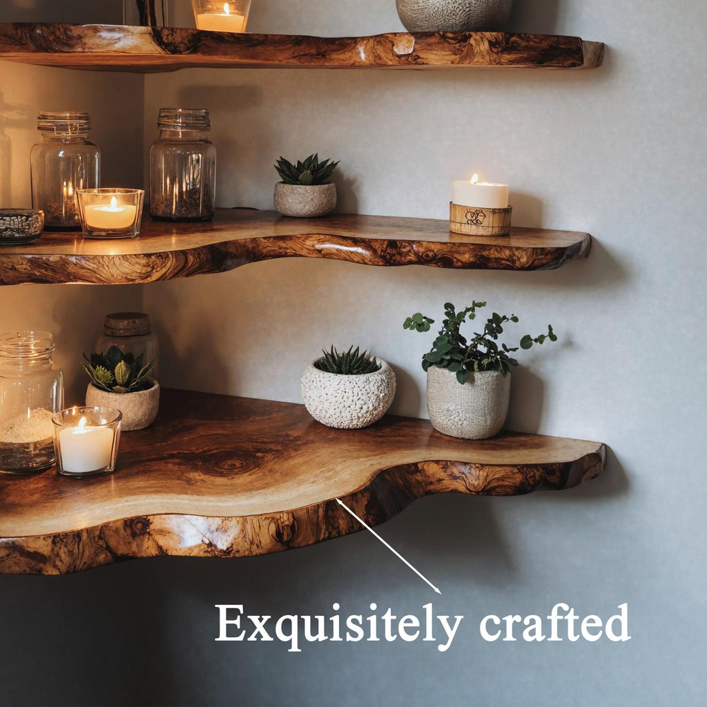 Custome Floating Shelf Corner Book