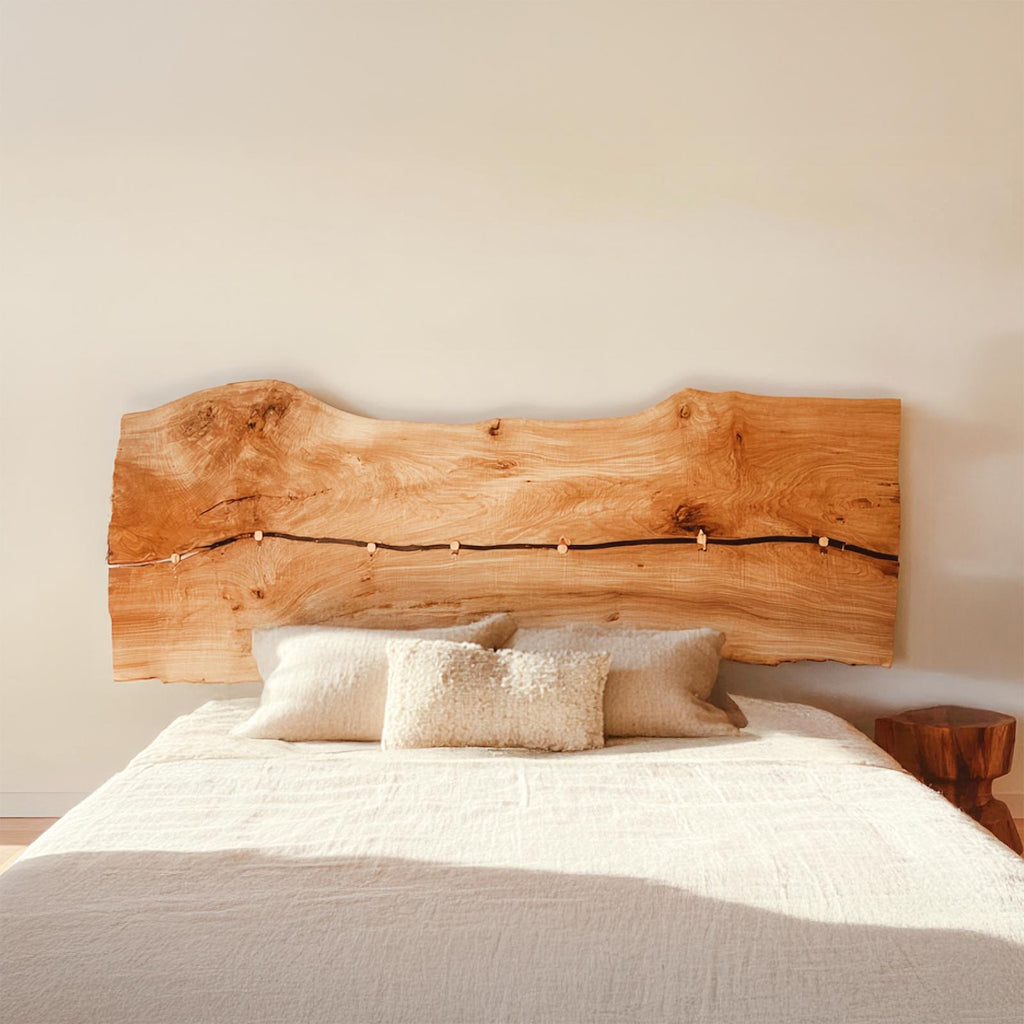 Rustic Wall Mounted Headboard For Bedroom And Home Space