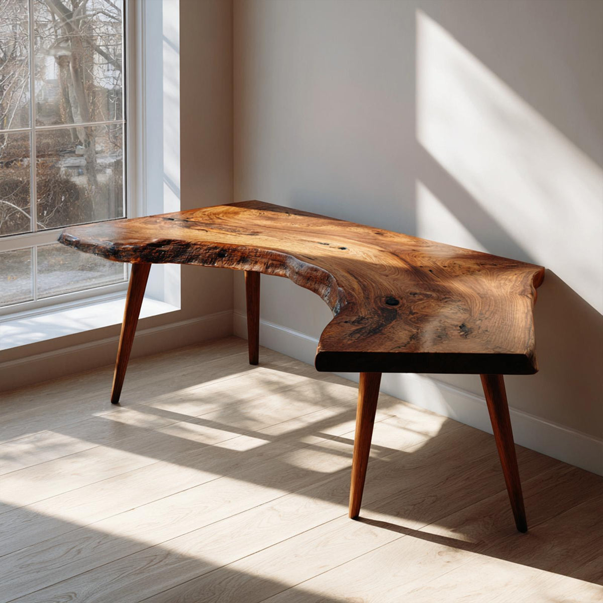 Rustic Contemporary Corner Work Desk Reading Room And Home Office