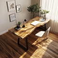 Rustic Live Edge Modern Work Desk Home Office And Studio Room